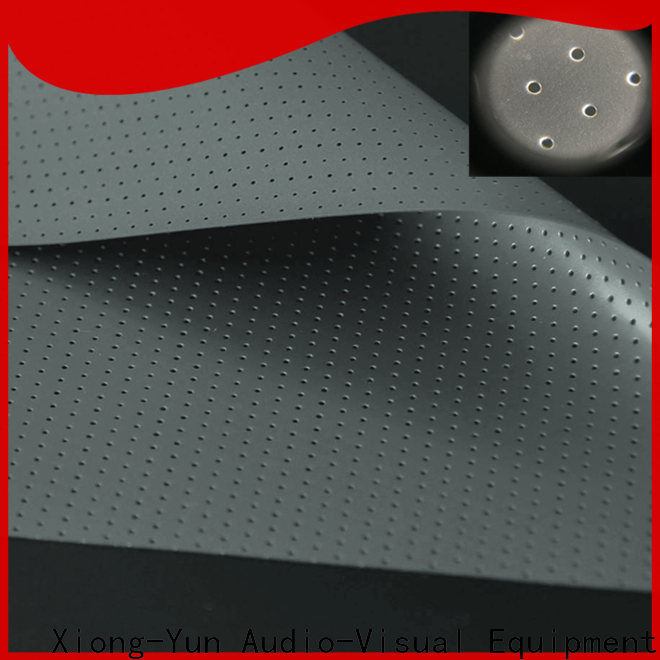 XY Screens acoustic absorbing fabric from China for projector screen