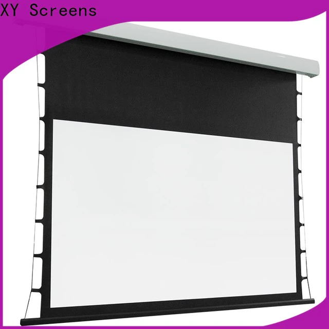 XY Screens fixed projector screen design for indoors