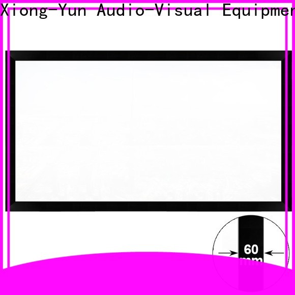 XY Screens simple shape home cinema screen with good price for office
