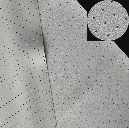 HD Gray Perforated Acoustic Transparent Fabric Sound Max 5-GF1