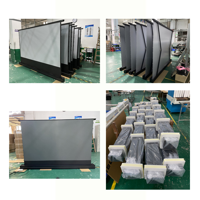 product-XY Screens-High-end Electric Motorized Floor Rising Projector Screen EDL83 series-img-1