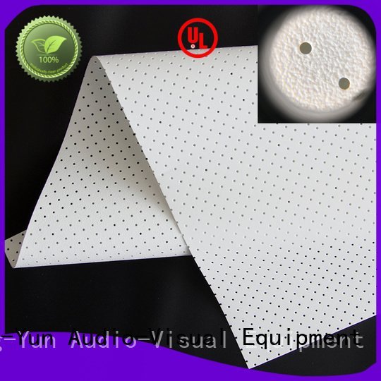 Wholesale transparent mfs1 Acoustically Transparent Fabrics XY Screens Brand