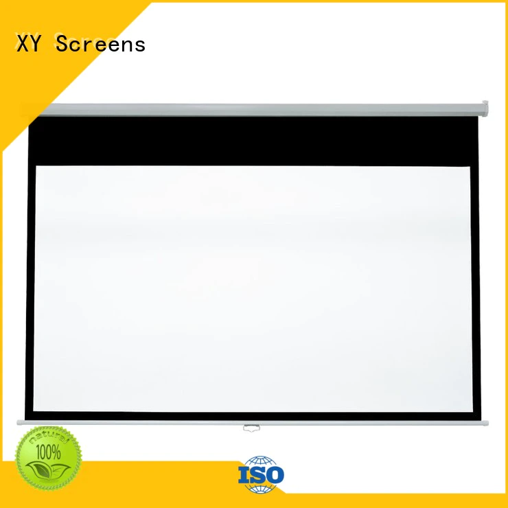 mounting pull down projector screen design for students