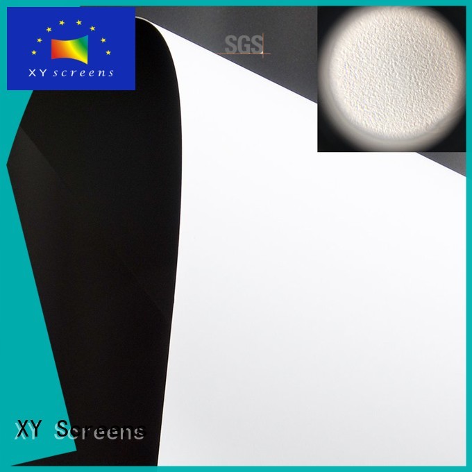 XY Screens durable front and rear fabric with good price for thin frame projector screen
