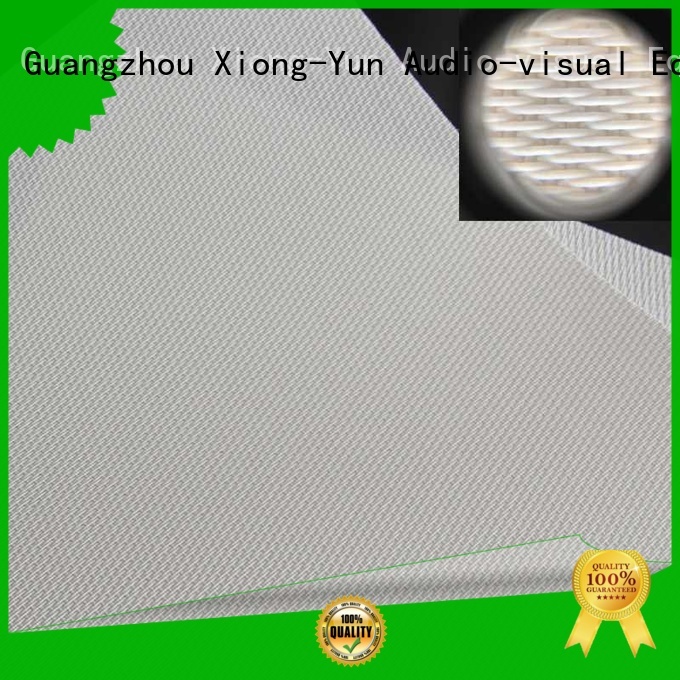 XY Screens acoustically transparent screen material directly sale for thin frame projector screen