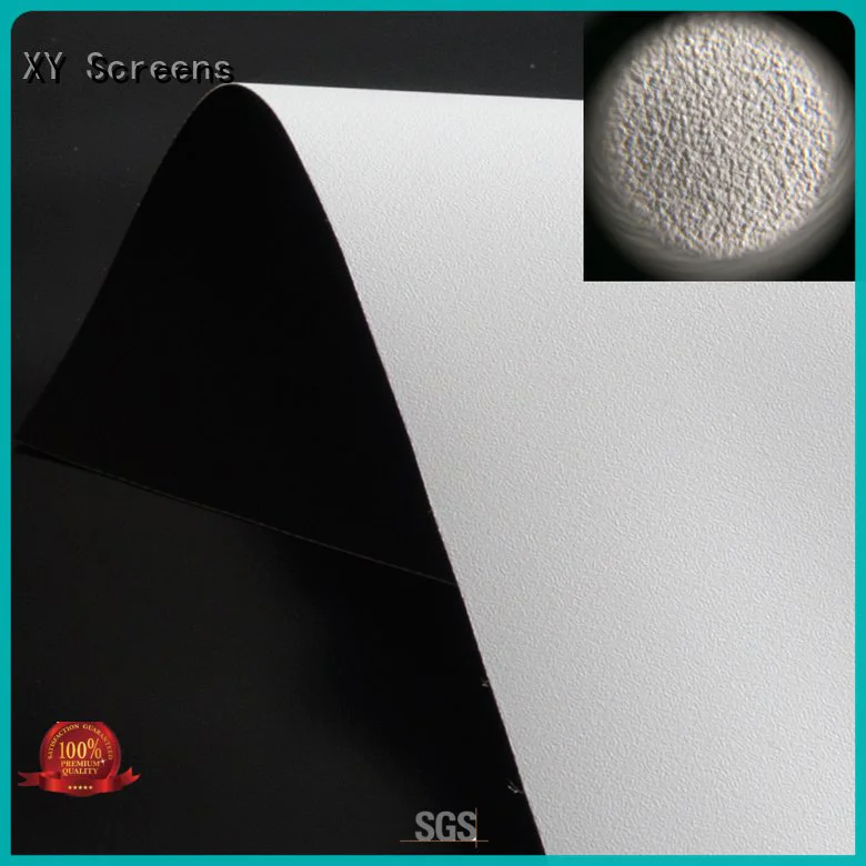 HD home theater projection screens with soft PVC fabric screen gf1 front and rear fabric XY Screens Brand