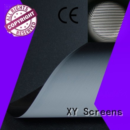 XY Screens standard projector screen fabric customized for fixed frame projection screen