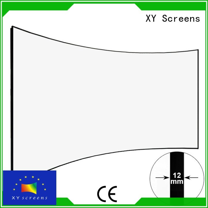 XY Screens Brand hd home entertainment projector curved supplier