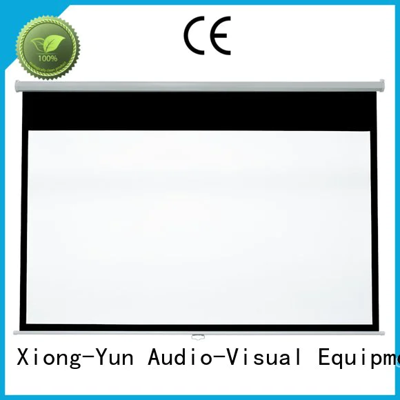 XY Screens Brand rsm64 school pull down rear projection screen screen pull