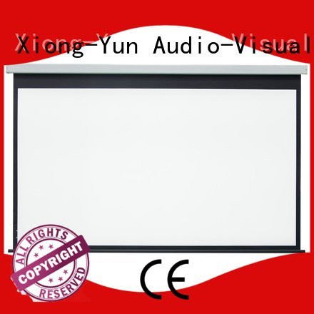 Custom Motorized Retractable Projector Screen e300a motorized rsc64 XY Screens