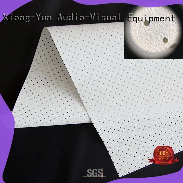 XY Screens acoustically transparent screen material from China for projector screen