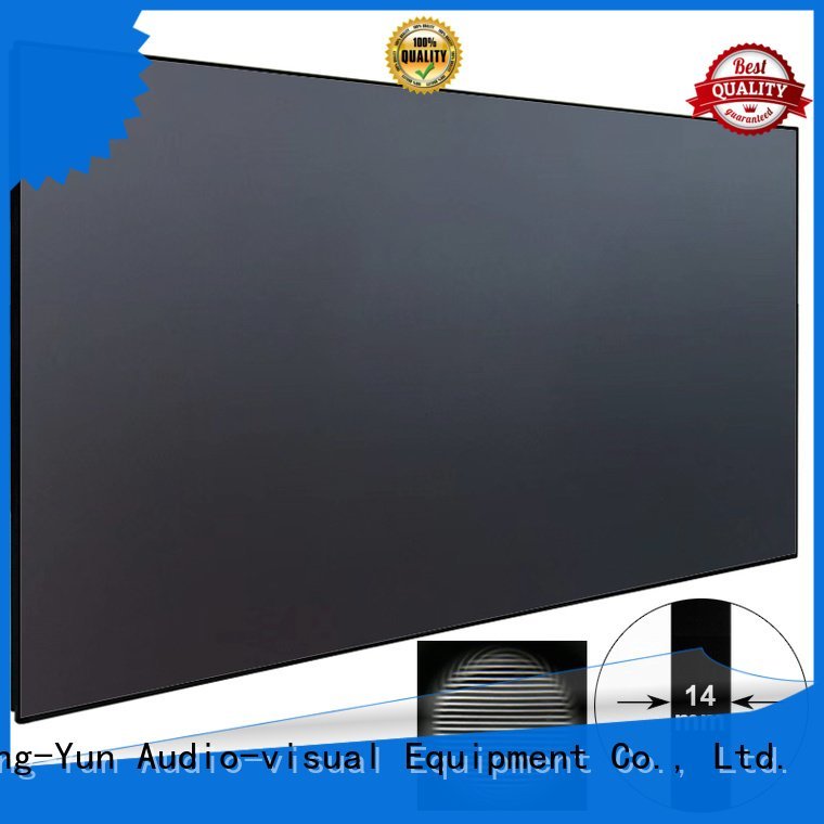 XY Screens Brand ambient frame ultra ultra short throw projector screen