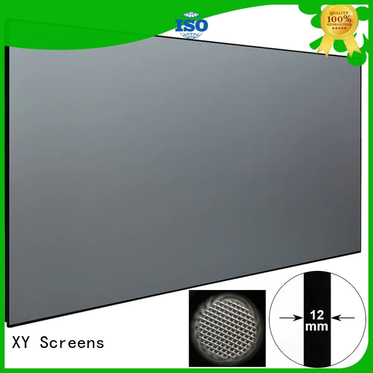 XY Screens small ultra short throw portable projector frame for television