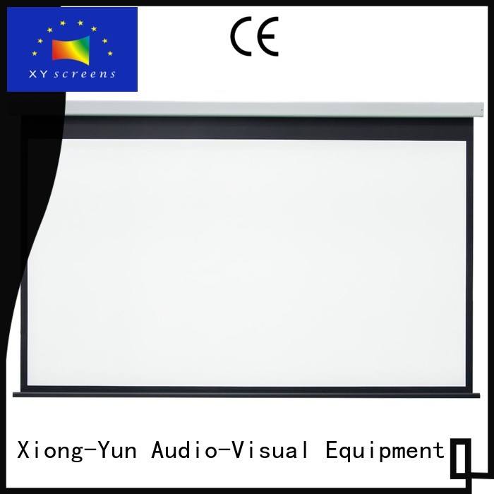 XY Screens stable Motorized Projection Screen supplier for indoors