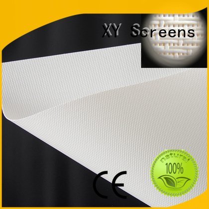 transparent max5 XY Screens acoustic fabric