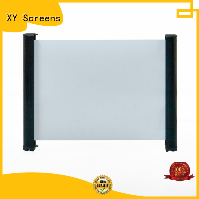 XY Screens retractable tabletop projector factory price for indoors