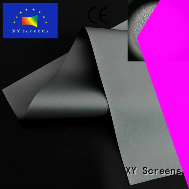 matte white fabric for projection screen light rejecting for motorized projection screen XY Screens