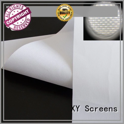 XY Screens hard rear projection screen material design for projector screen