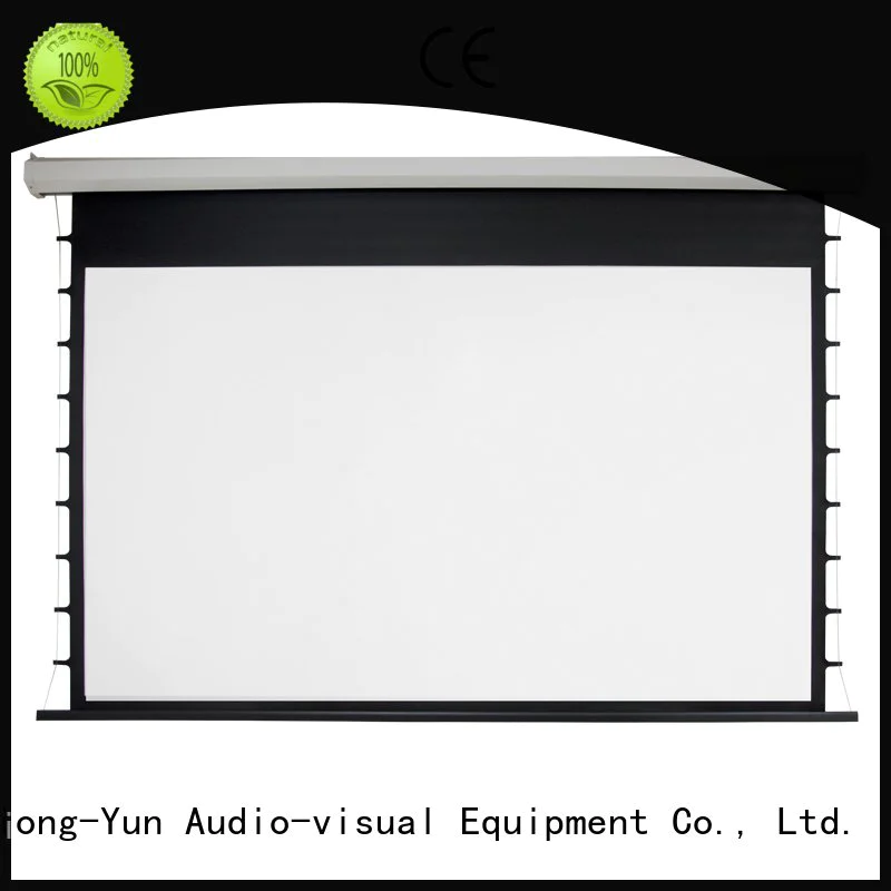Electric Drop Down Movie Screen motorized XY Screens Brand Motorized Retractable Projector Screen