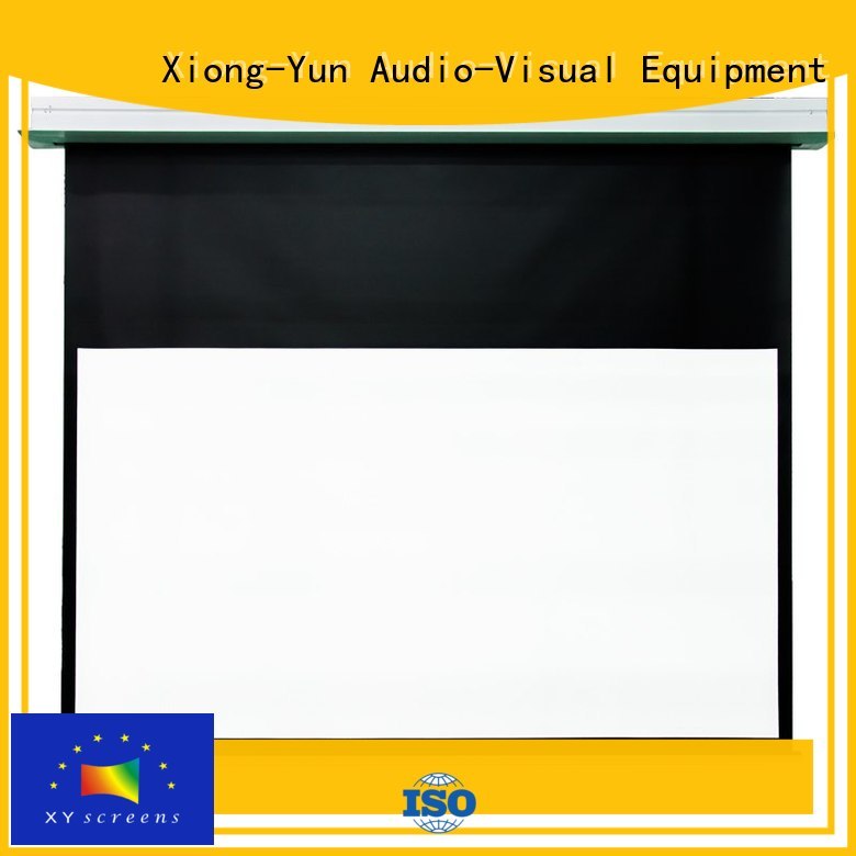 XY Screens electric fixed projector screen with good price for indoors