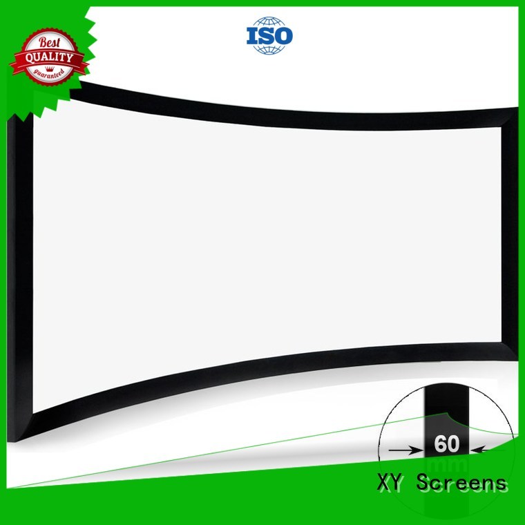 XY Screens mini Home Entertainment Curved Projector Screens wholesale for household