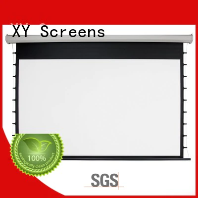 curved motorized projector screen wholesale for theater