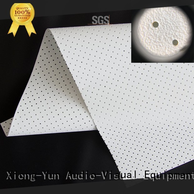 XY Screens perforating 120 acoustically transparent screen series for projector screen
