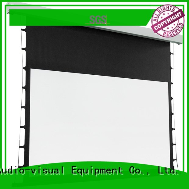 Quality tab tensioned electric projector screen XY Screens Brand screen Tab tensioned series