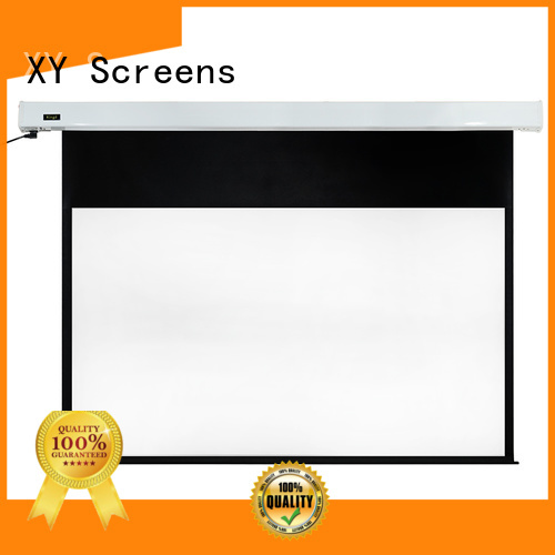 XY Screens Motorized Projection Screen factory price for indoors