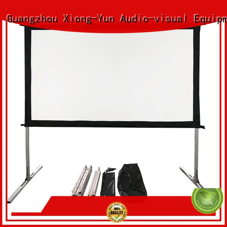 inch outdoor fold XY Screens outdoor projector screen