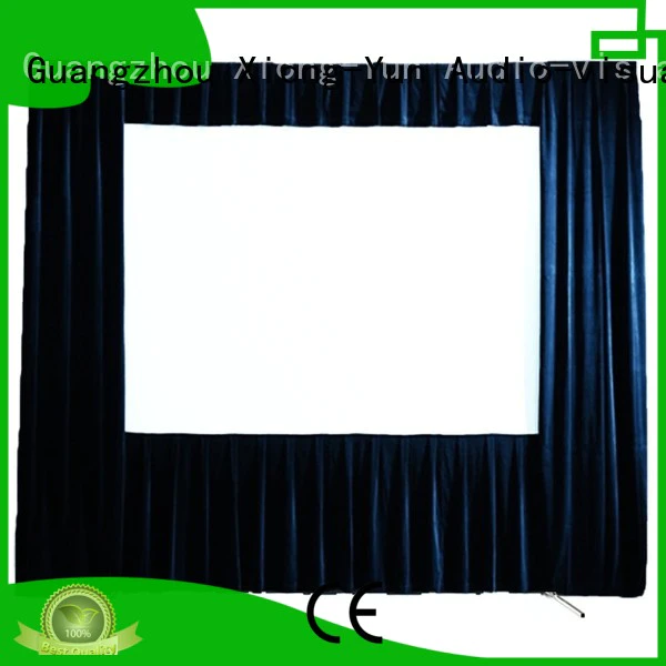 XY Screens Brand carry projection fold fast outdoor projector screen