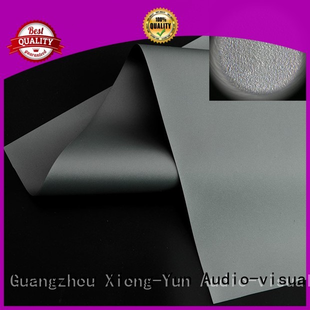 XY Screens projector screen fabric series for fixed frame projection screen