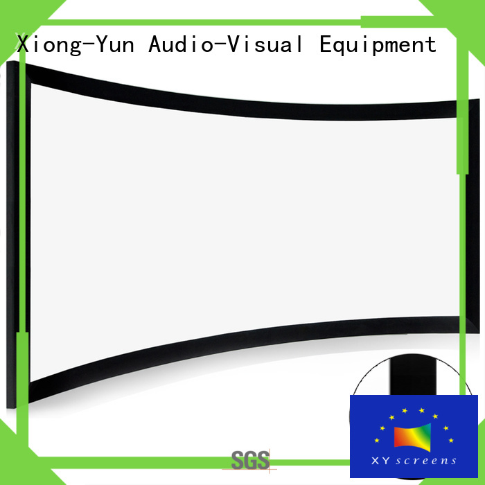 XY Screens thin curved home theater screen wholesale for household