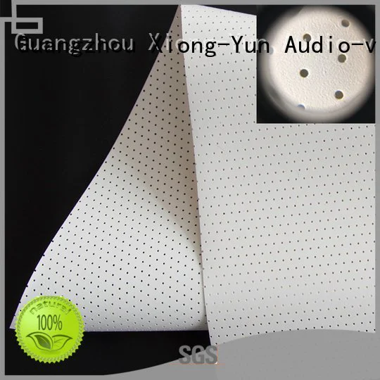 XY Screens acoustic fabric max5 hd transparent fabric