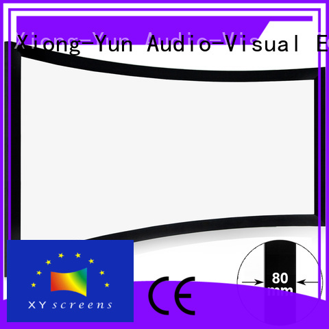 XY Screens mini curved projector screen wholesale for movies