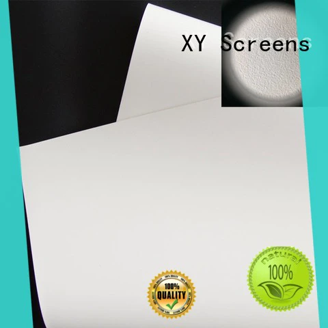 black projector screen material for thin frame projector screen XY Screens