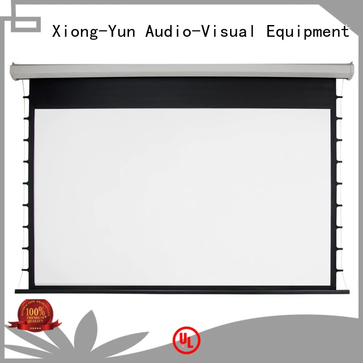 XY Screens Brand electric Motorized Projection Screen drop factory