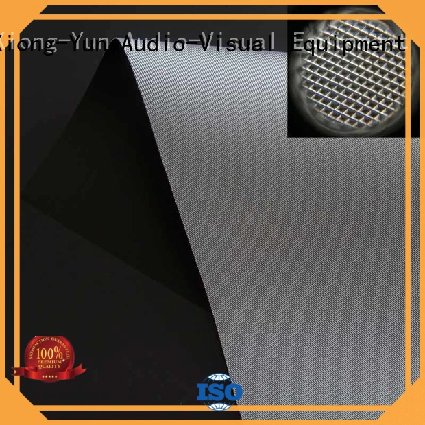 rejecting ust normal matte white fabric for projection screen XY Screens manufacture