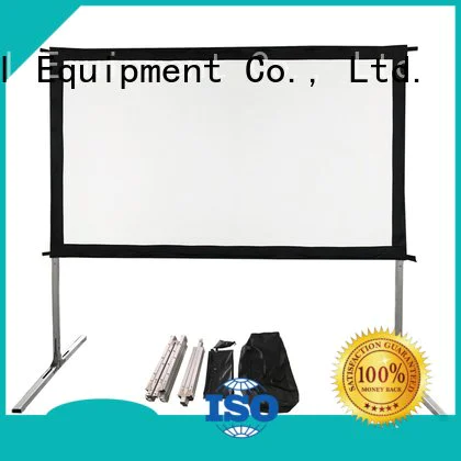 XY Screens outdoor pull down projector screen opf folding fast series