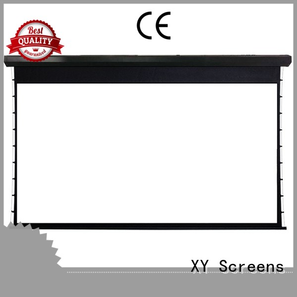 XY Screens motorized large portable projector screen directly sale for movies