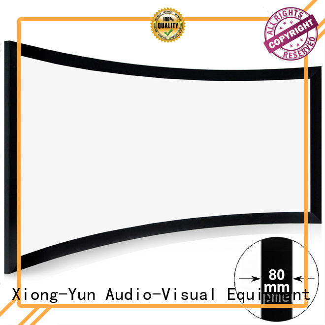 XY Screens slim curved home theater screen wholesale for ktv