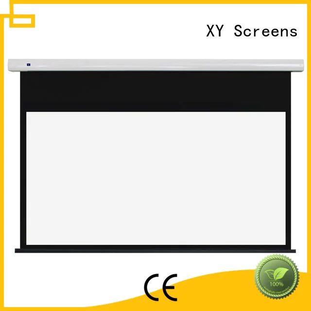 free standing projector screen series Standard motorized series XY Screens Brand