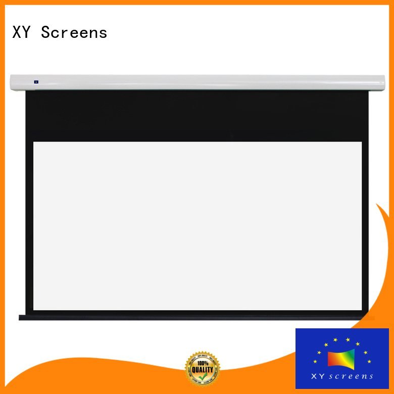 free standing projector screen Standard motorized series XY Screens Brand