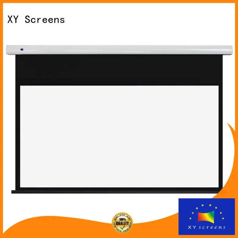free standing projector screen Standard motorized series XY Screens Brand