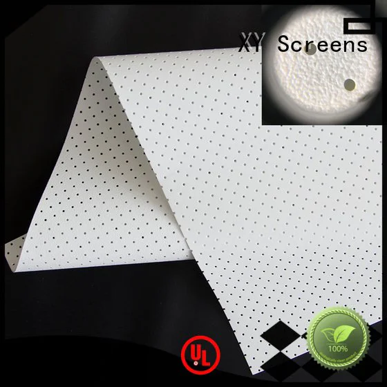 metallic Acoustically Transparent Fabrics XY Screens acoustic fabric