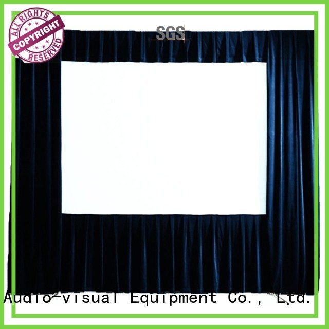 series 80135 outdoor pull down projector screen fast XY Screens company