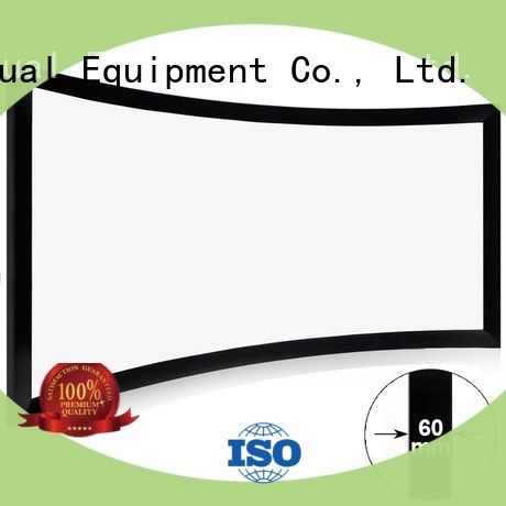 curved curved projector screen factory price for household