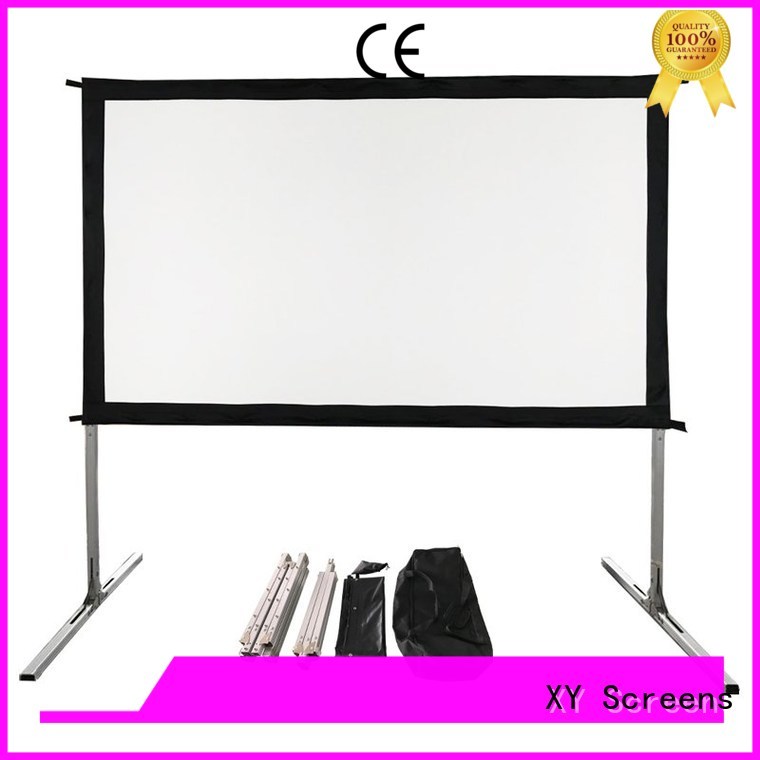 outdoor pull down movie screen carry for outdoor XY Screens