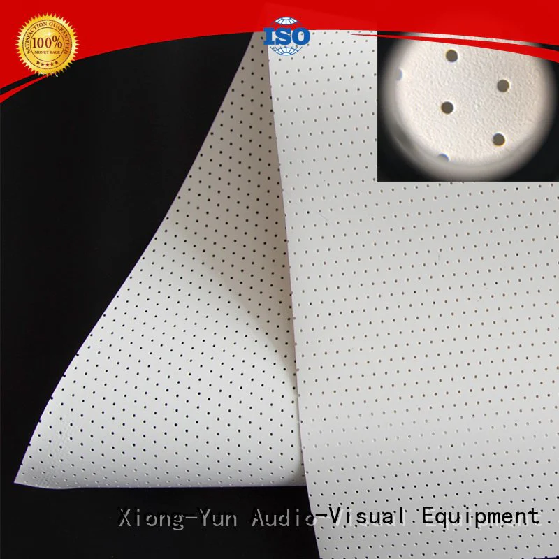 XY Screens Brand hg perforating 4k Acoustically Transparent Fabrics