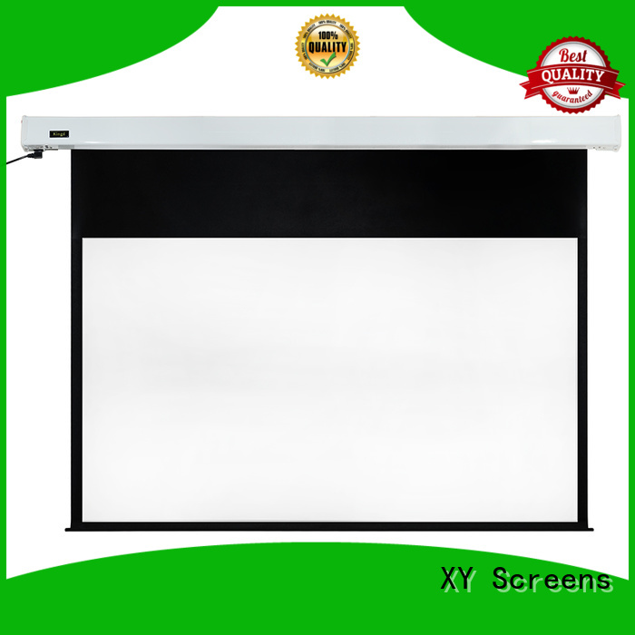 XY Screens retractable motorized screens supplier for indoors